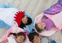 sleeping bag for camping with kids
