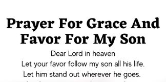 Powerful prayers for your son