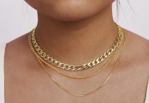 gold necklaces