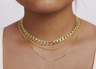 gold necklaces